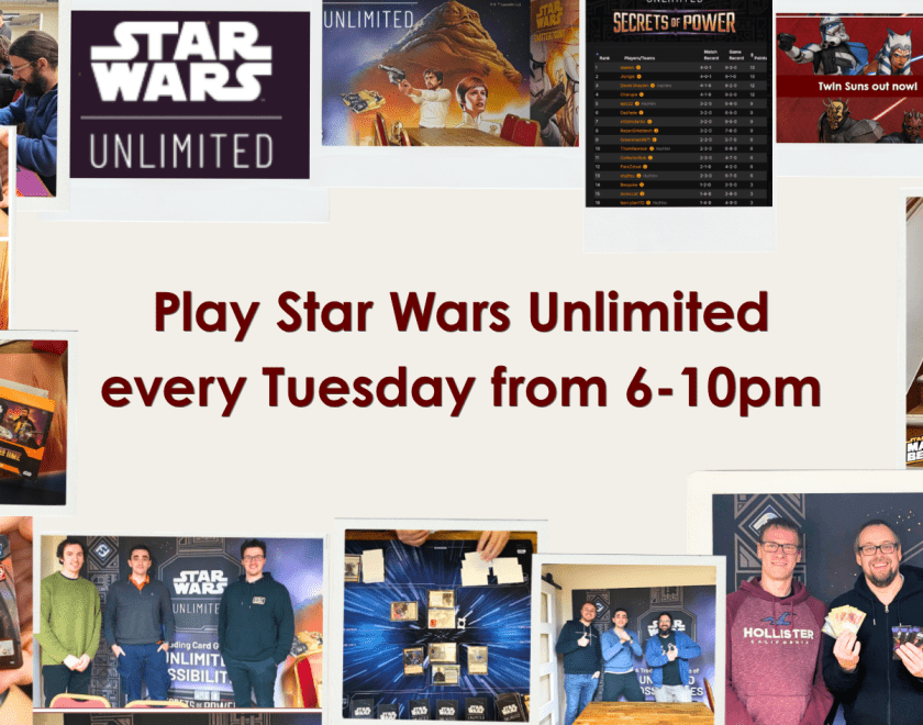 play star wars unlimited every tuesday