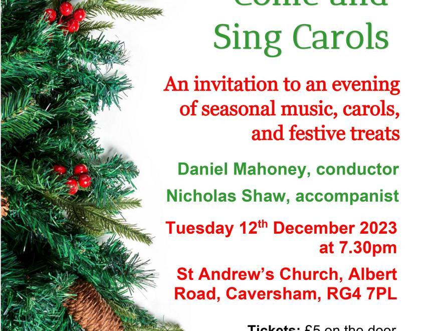 A poster giving details of the event