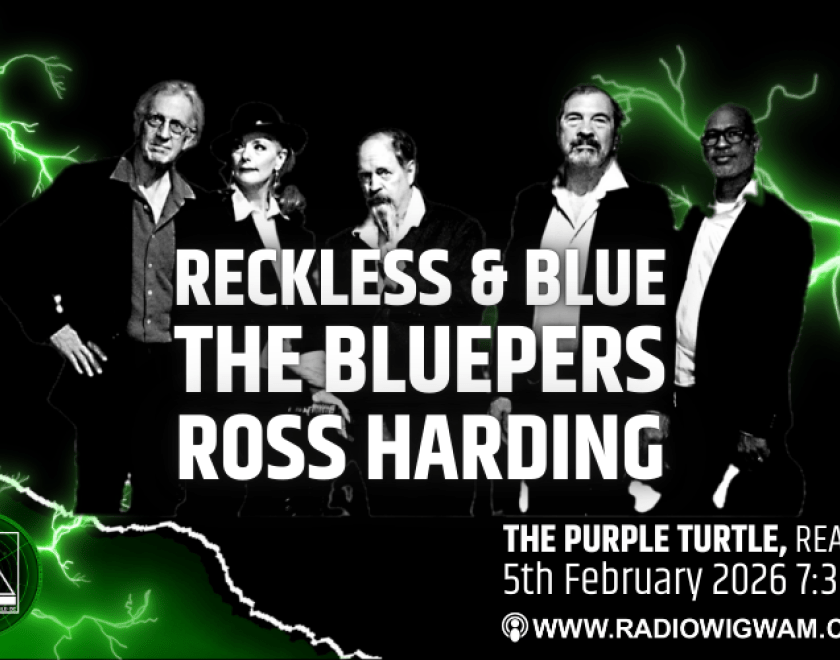 Radio Wigwam Presents... @recklessnblue  Colorado USA Blues Band - playing Blues classics and some originals. @thebluepers  @rosshardingdarkblues  FREE ENTRY / 18+ ID Required