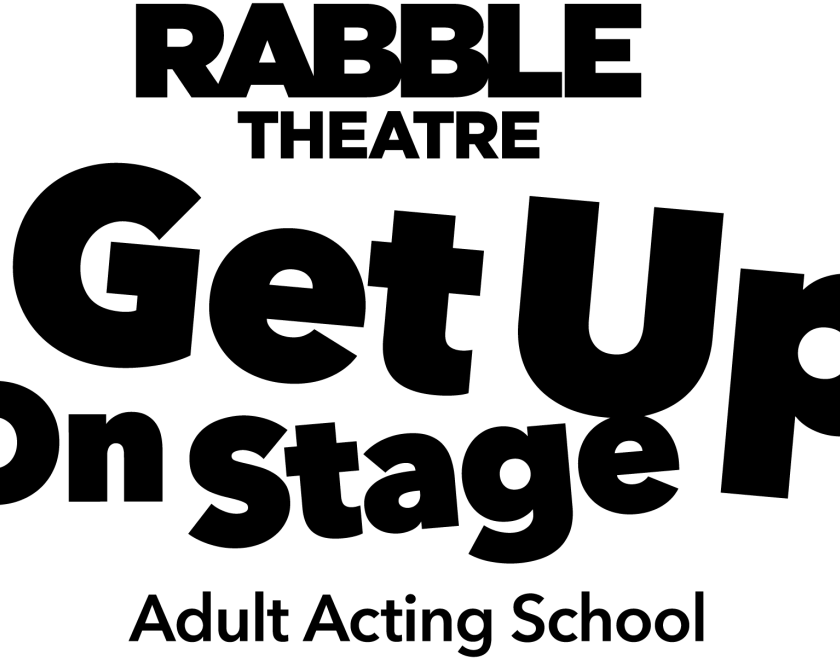 Graphic image - written words Get Up on Stage Adult Acting School