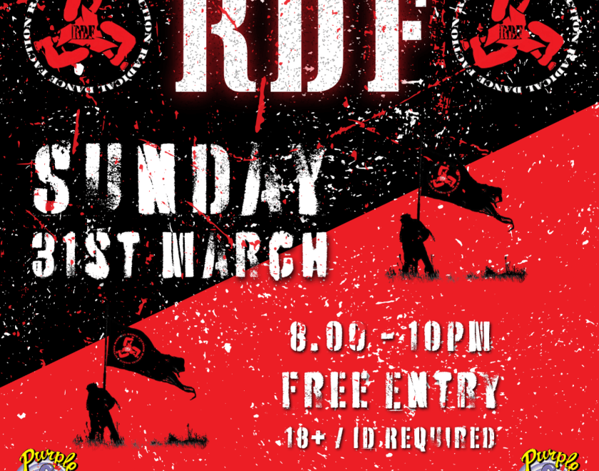 RDF - RAdical Dance Faction playing at the purple turtle march 31