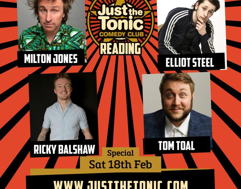 Milton Jones, Elliot Steel, Ricky Balshaw, Tom Toal