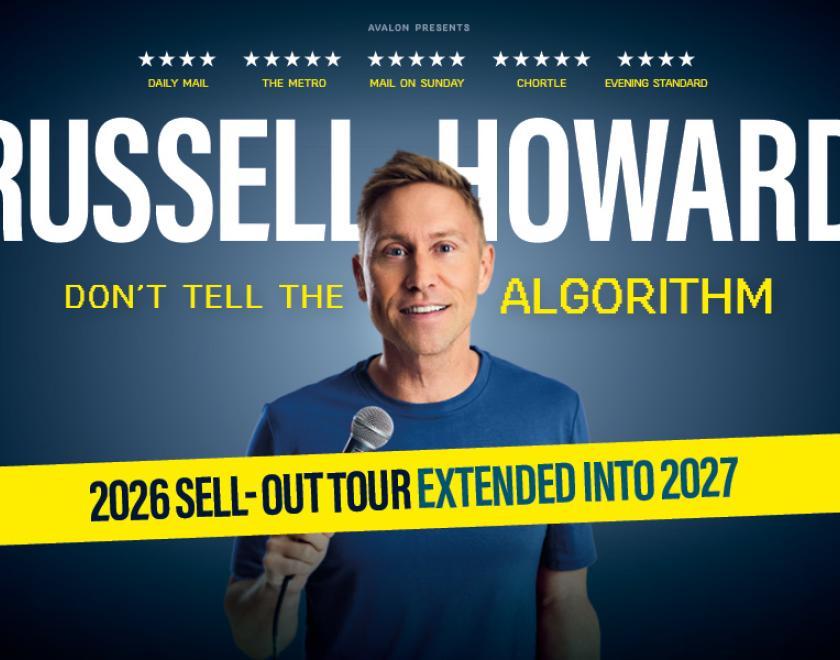 Russell Howard tour poster