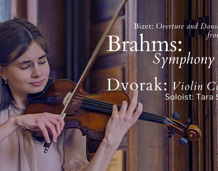 Tara Spencer playing violin