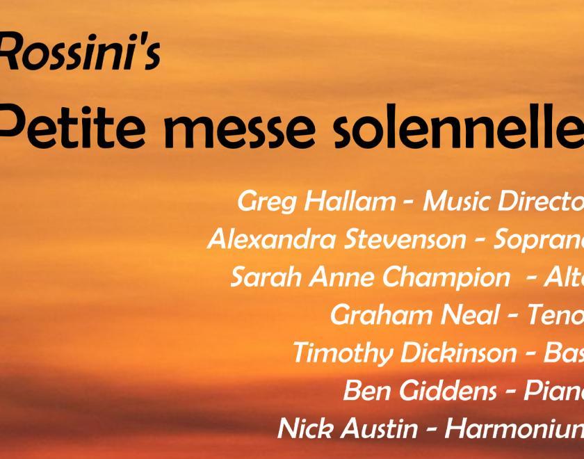 Rossini's Petite Messe Solennelle