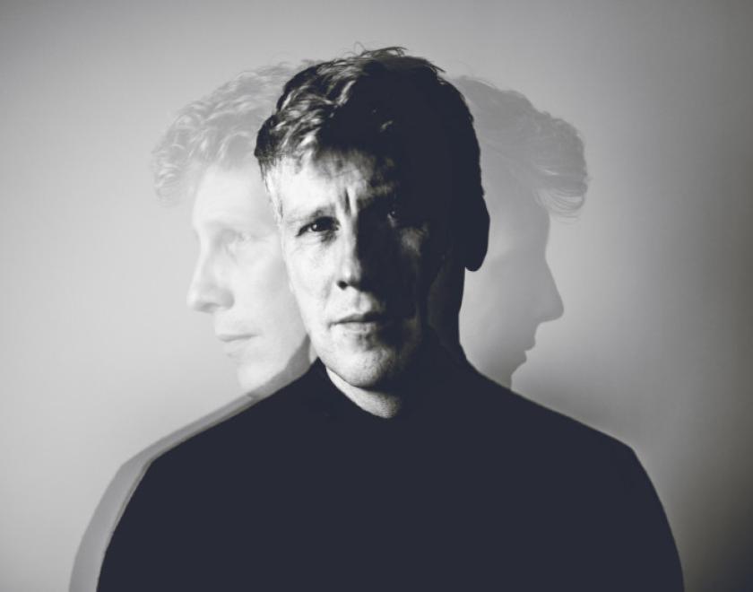 Scott Matthews in black and white