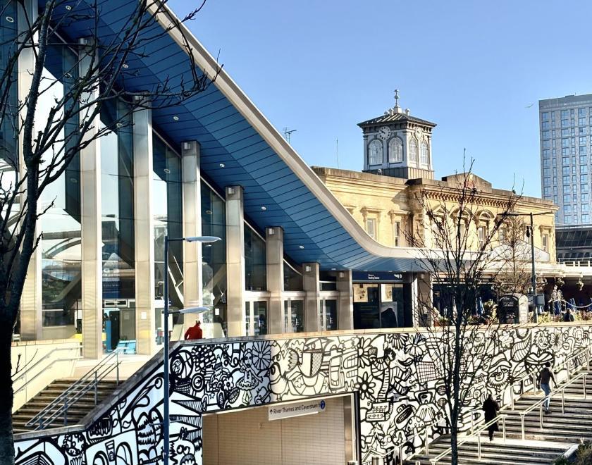 Reading Station and public artwork