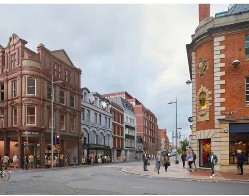 Queen Victoria St and Friar Street on complation