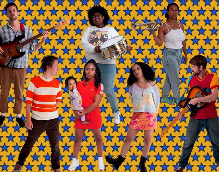 band member of the go team