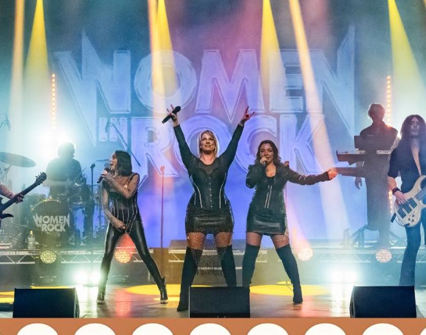 Tribute Band Women In Rock on stage