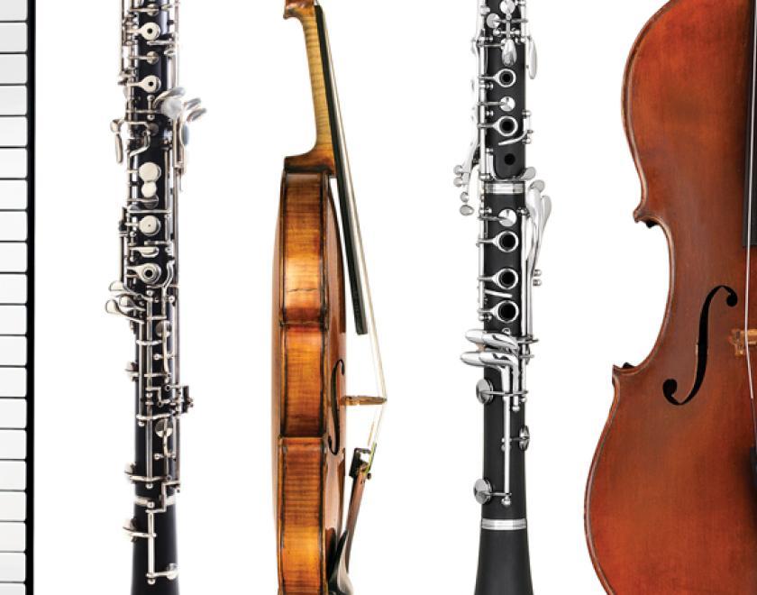 Music for wind, strings and piano