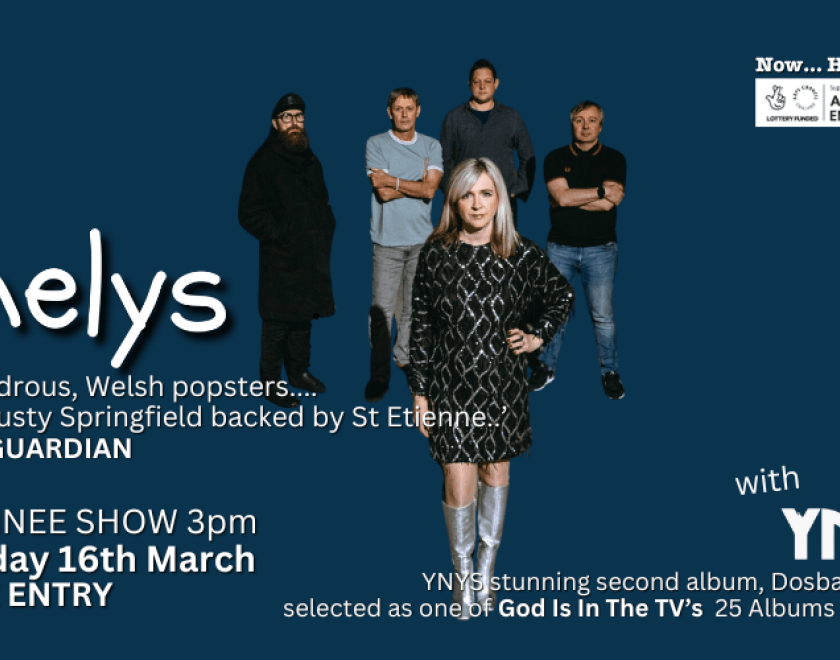 ‘Melys possess a grace and charm all of their own. A most disquieting, unsettling and pleasurable experience” NME  YNYS YNYS stunning second album, Dosbarth Nos, selected as one of God Is In The TV’s 25 Albums of 2024!  Melys: The Wondrous Welsh Indie Band  Formed in the picturesque village of Betws-y-Coed in Snowdonia in the late '90s, Melys quickly became one of the most distinctive voices in Welsh indie music. The band’s sound—hailed by The Guardian as "wondrous Welsh popsters, like Dusty Springfield bac