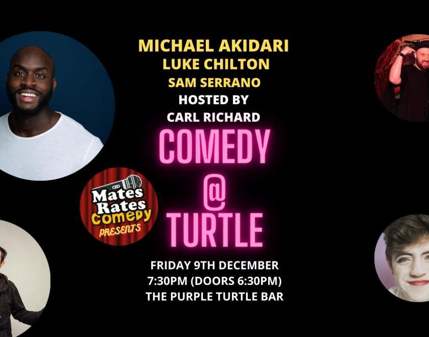 Comedy At Turtle With Headliner Michael Akadiri