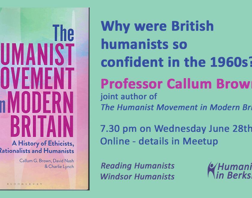 Why were British Humanists so confident in the 1960s?