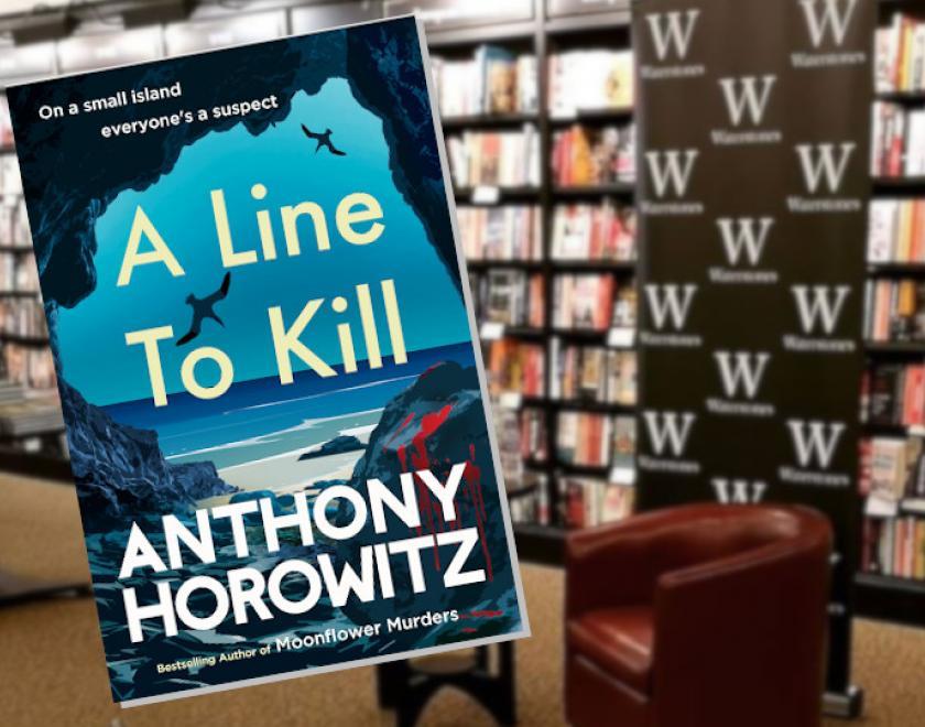 Anthony Horowitz A Line To Kill at Reading Waterstones