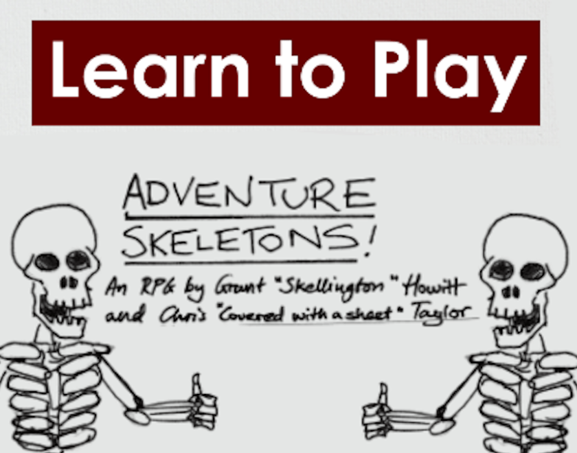 learn to play adventure skeletons