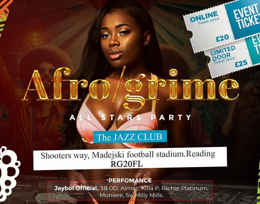 Afro / Grime All Stars Party featuring Jayboi!