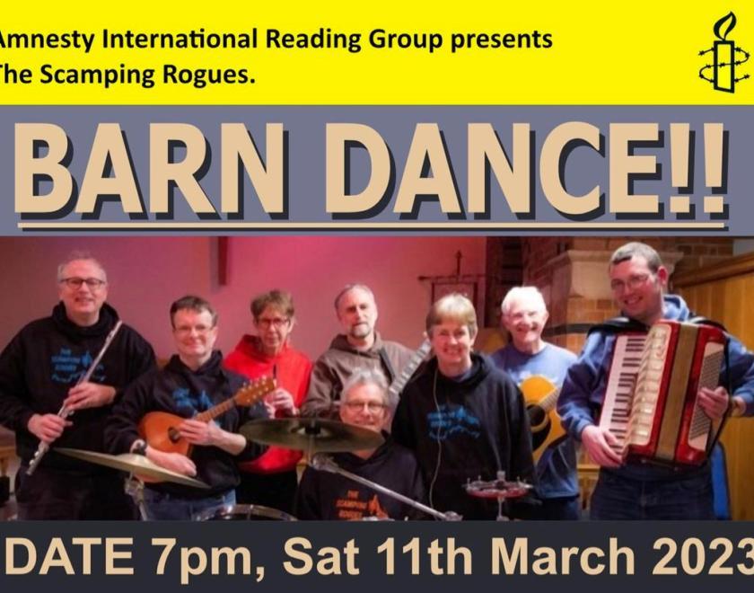 Reading Amnesty International Group’s Barn Dance. 