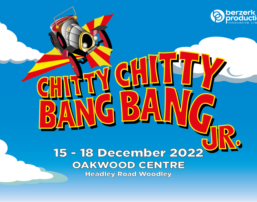 Picture of a car flying across the title a page