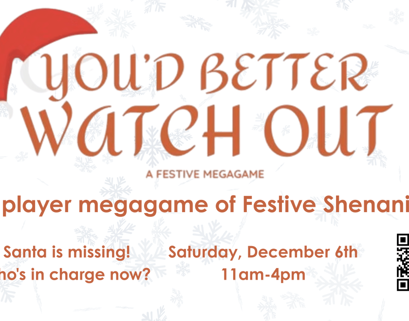 image showing the text details of the megagame