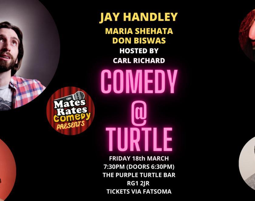 Comedy at Turtle with Headliner Jay Handley
