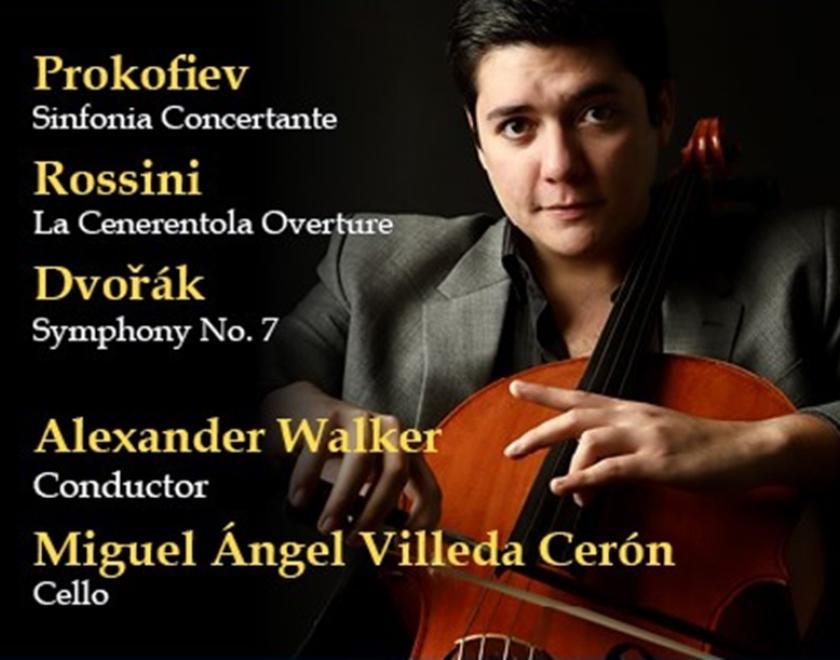 Miguel playing cello
