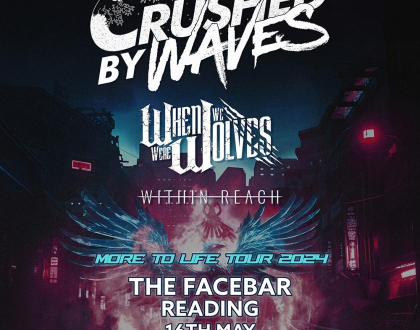Crushed By Waves - More To Life album release tour
