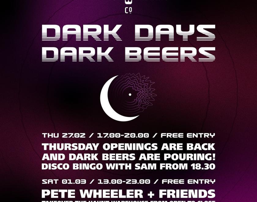 Dark Days, Dark Beers logo