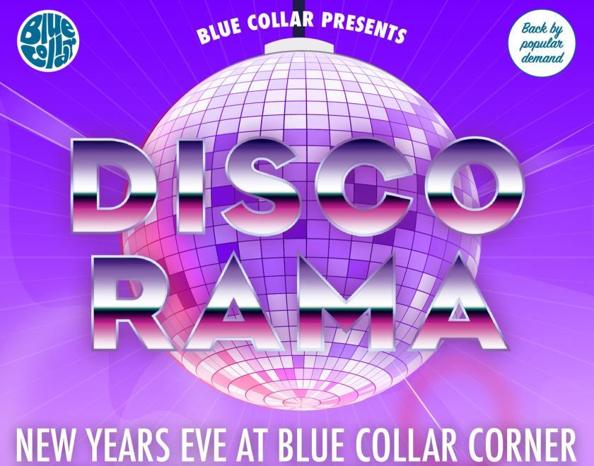 disco rama logo featuring a disco mirrorball