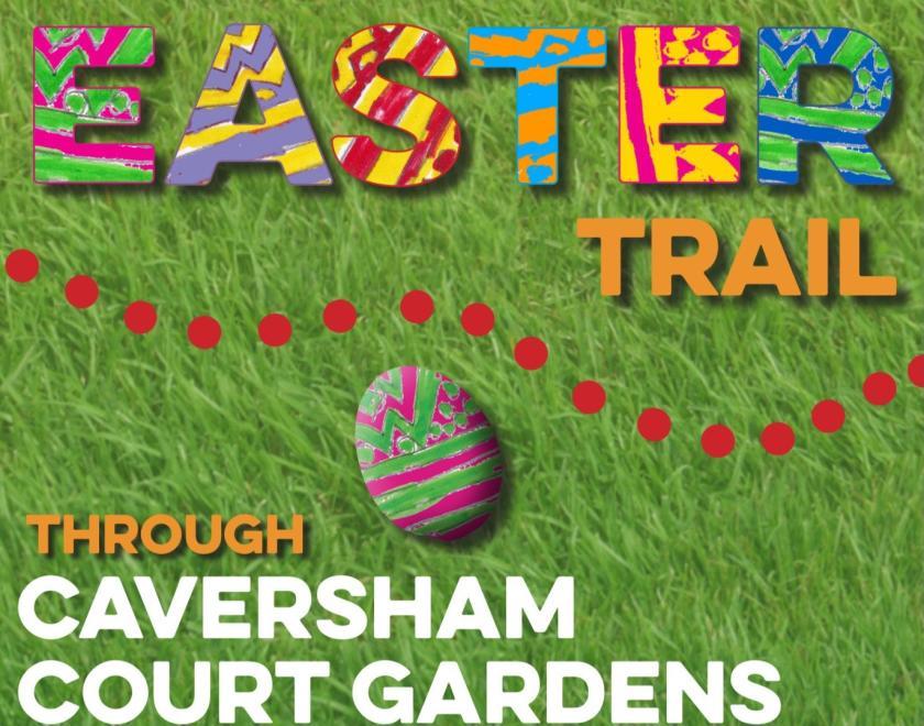 Easter Egg Trail in Caversham Court Gardens