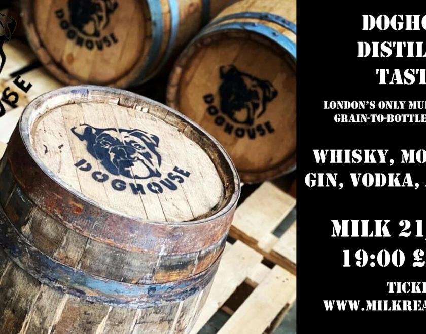 Doghouse distillery tasting