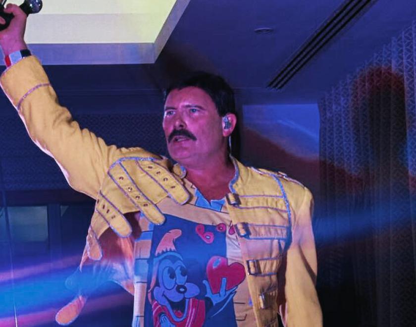 Freddie Mercury impersonator
