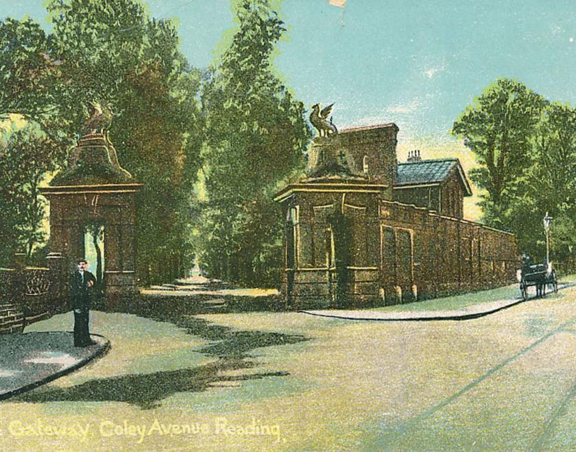 The gates to Yeomanry House 