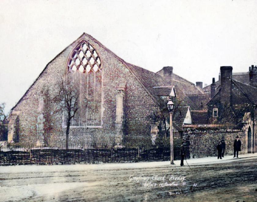 Greyfriars Church, about 1860