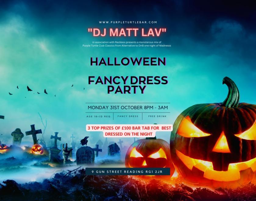 Halloween Fancy Dress Party at the Purple Turtle Reading