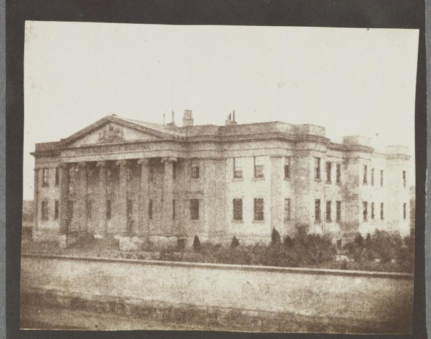 Royal Berkshire Hospital in 1845 shortly after opening