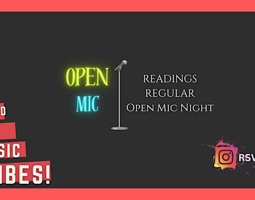 RSVP: Open Mic, A night of Poetry, Music and Vibes