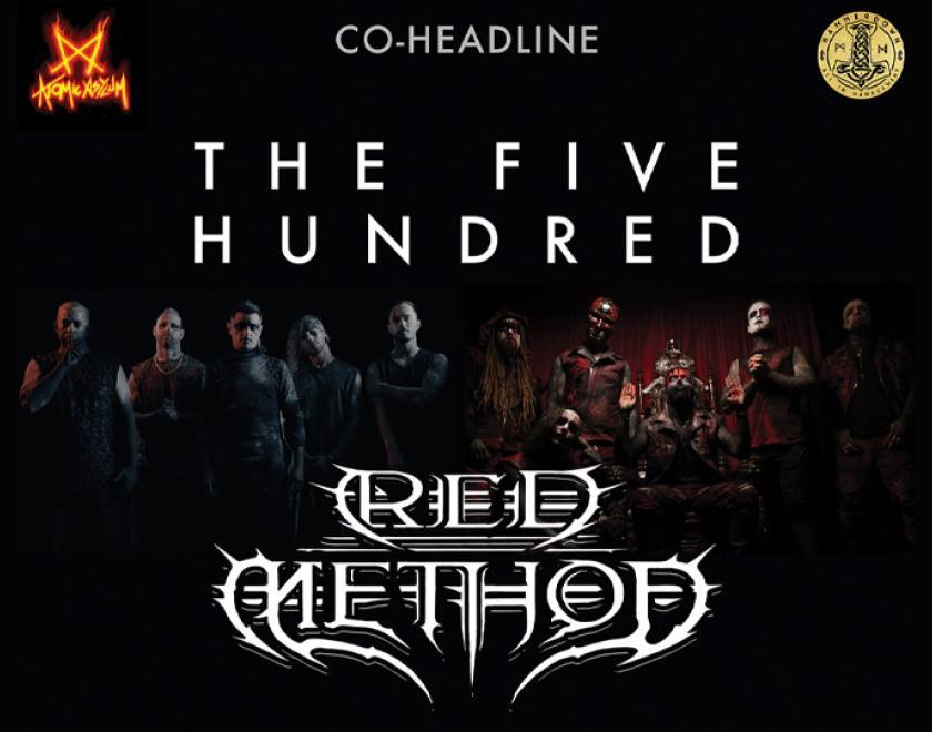 The Five Hundred & Red Method band logos and line-ups