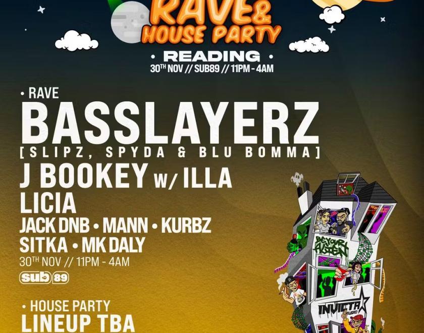 Invicta Audio Rave & House Party  logo