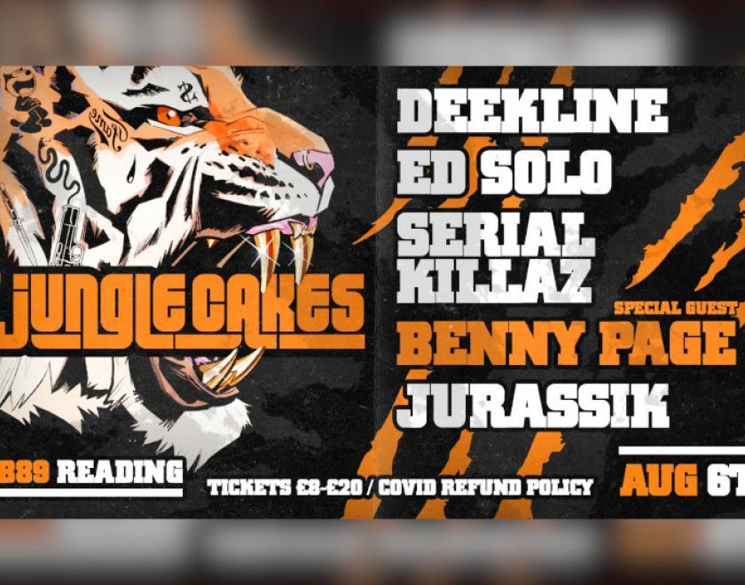 Jungle Cakes Reading poster