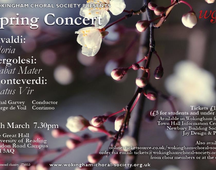 Celebrating Spring With Wokingham Choral Society