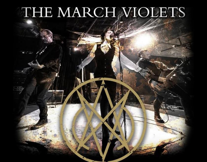 The March Violets on stage