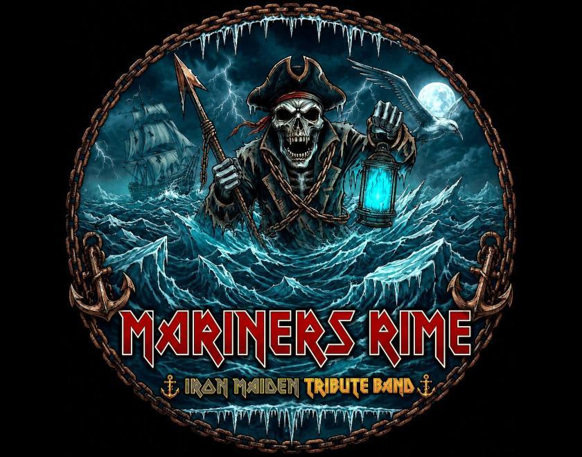 MARINERS RIME logo with a zombie pirate