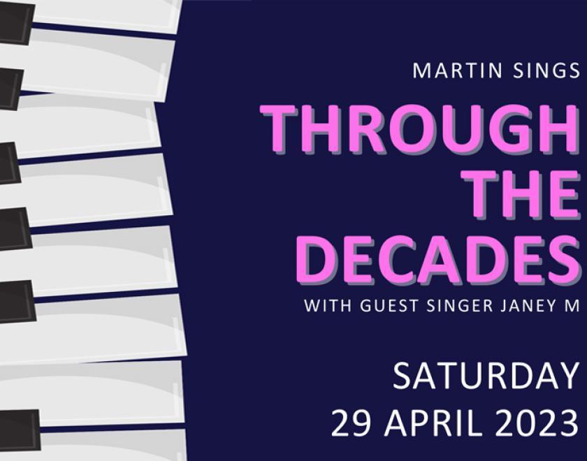 Martin sings through the Decades for Royal Berkshire Charity