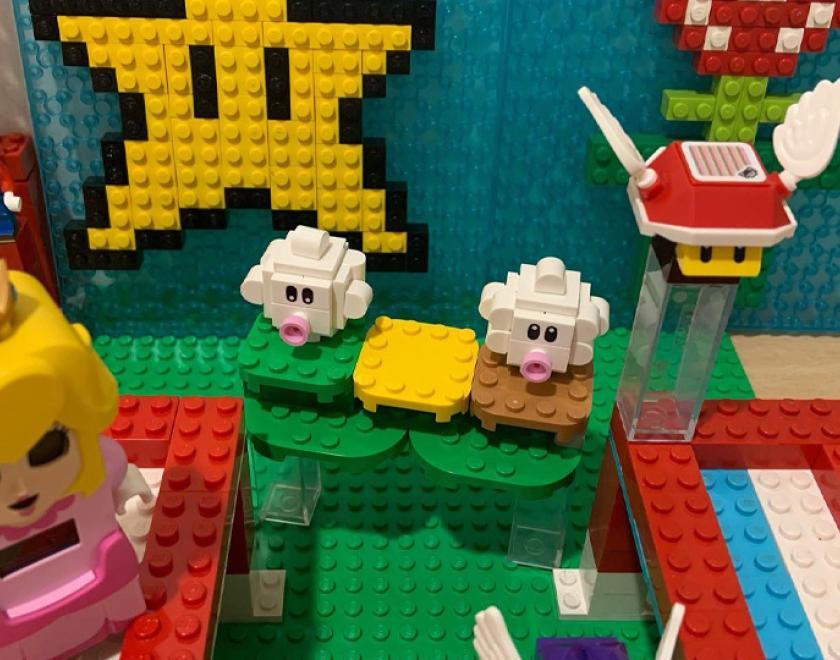 Mario Bros. themed LEGO