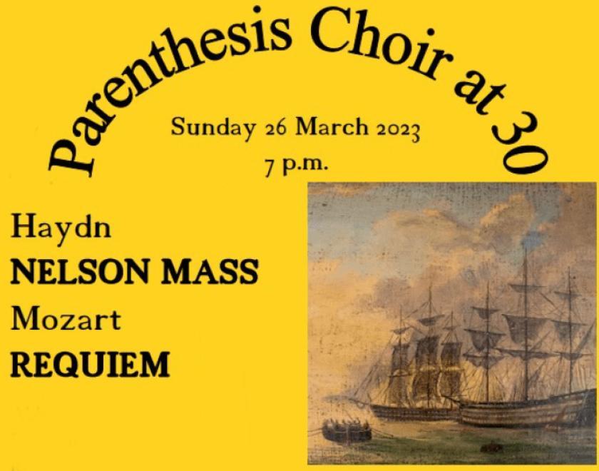 Parenthesis Choir 30th Anniversary Concert