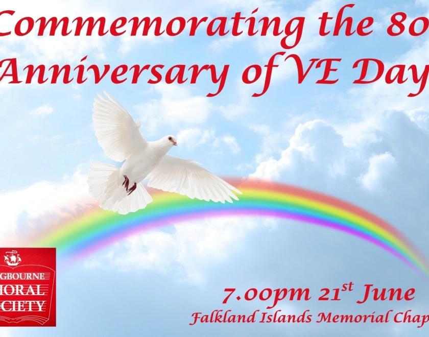 flyer including the dove of peace