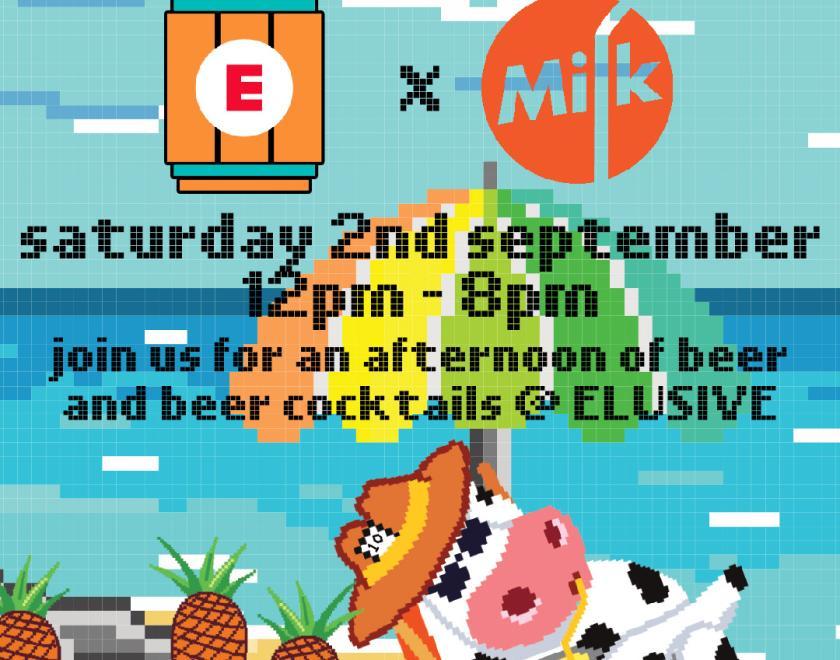 A Cow Drinking A Daiquiri