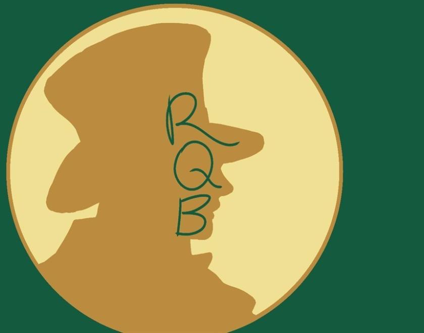 Poster for Reading Queer Ball 2026 with a silhouette of a person in a top hat 