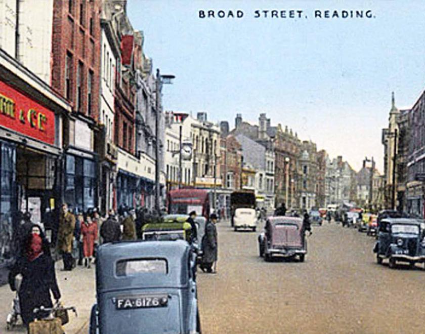 Reading Broad Street Shops - old image